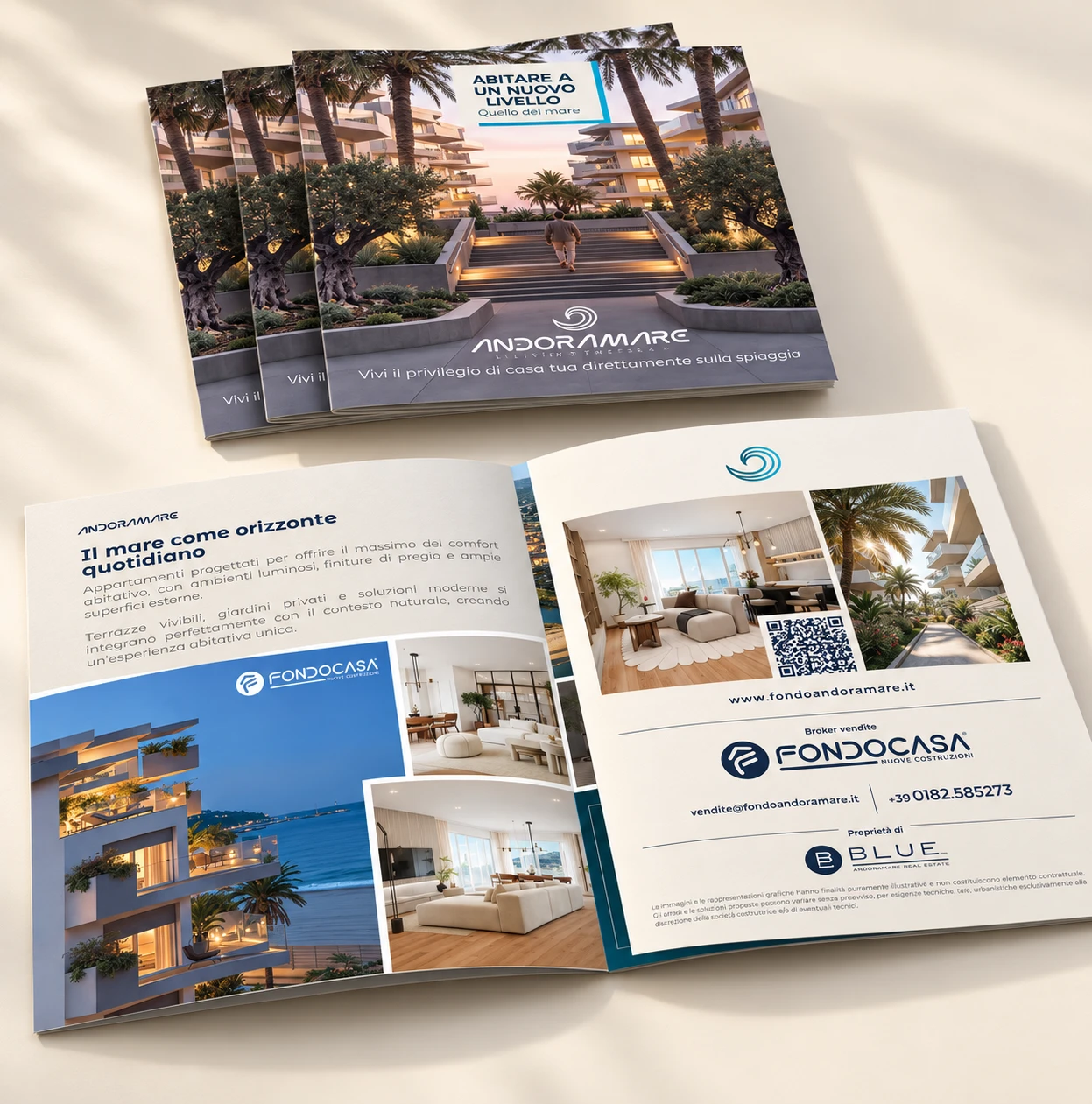 Brochure del progetto immobiliare Andoramare